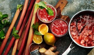 Rabarber- och ingefärslemonad