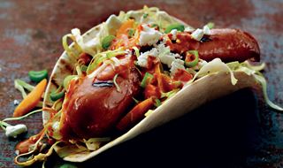 Hotdoguero med varm coleslaw