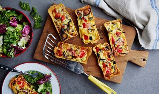 Mini taco pies made in small tubs