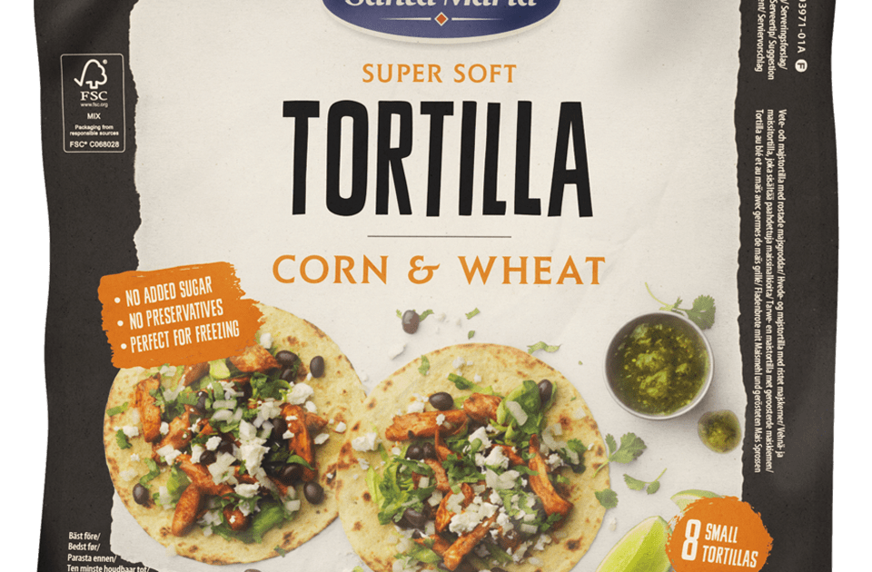 Tortilla Corn & Wheat Small