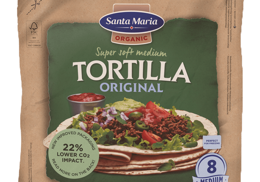 Tortilla ORGANIC Original Medium (8 pack)