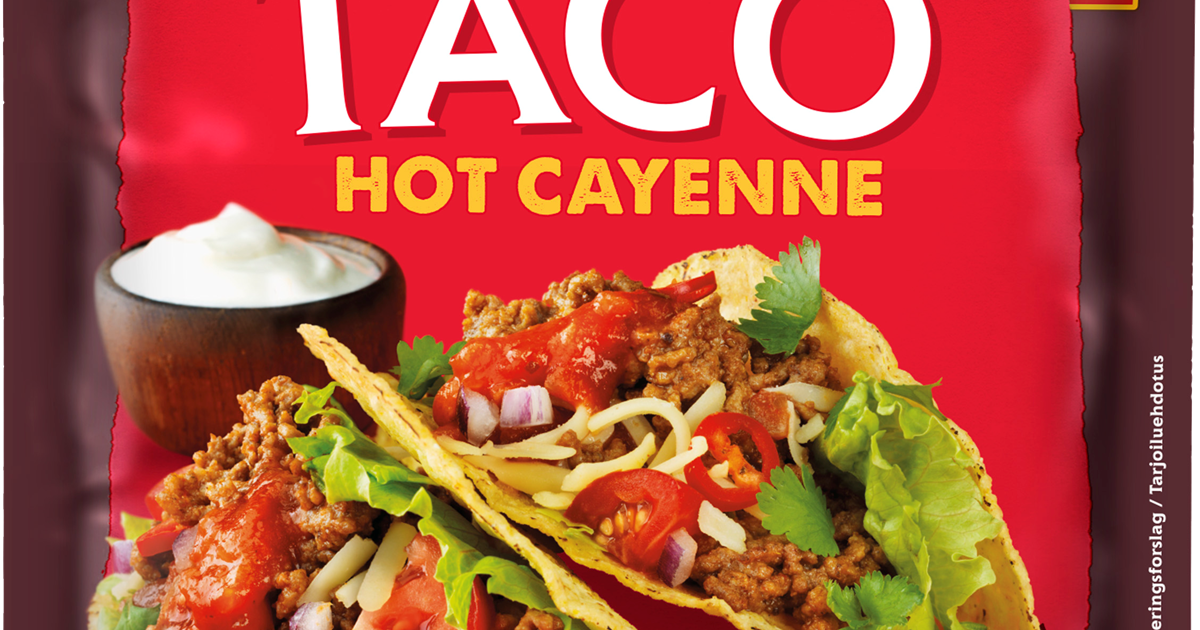 Taco Spice Mix Hot Cayenne Santa Maria