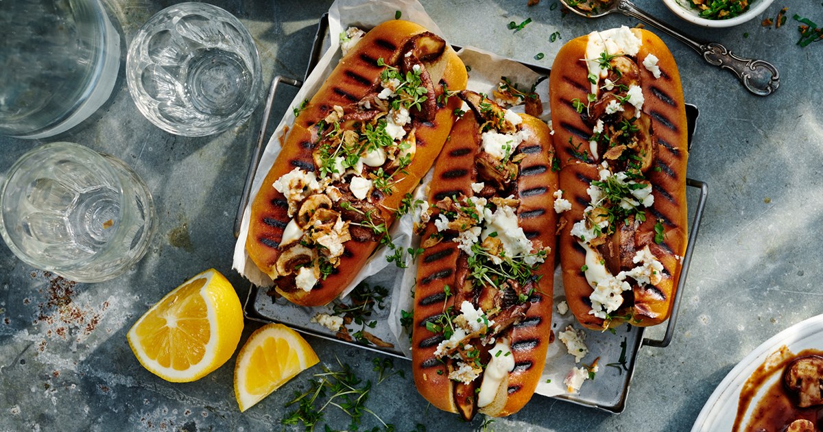 Mushroom BBQ Sandwich | Recipe from Santa Maria