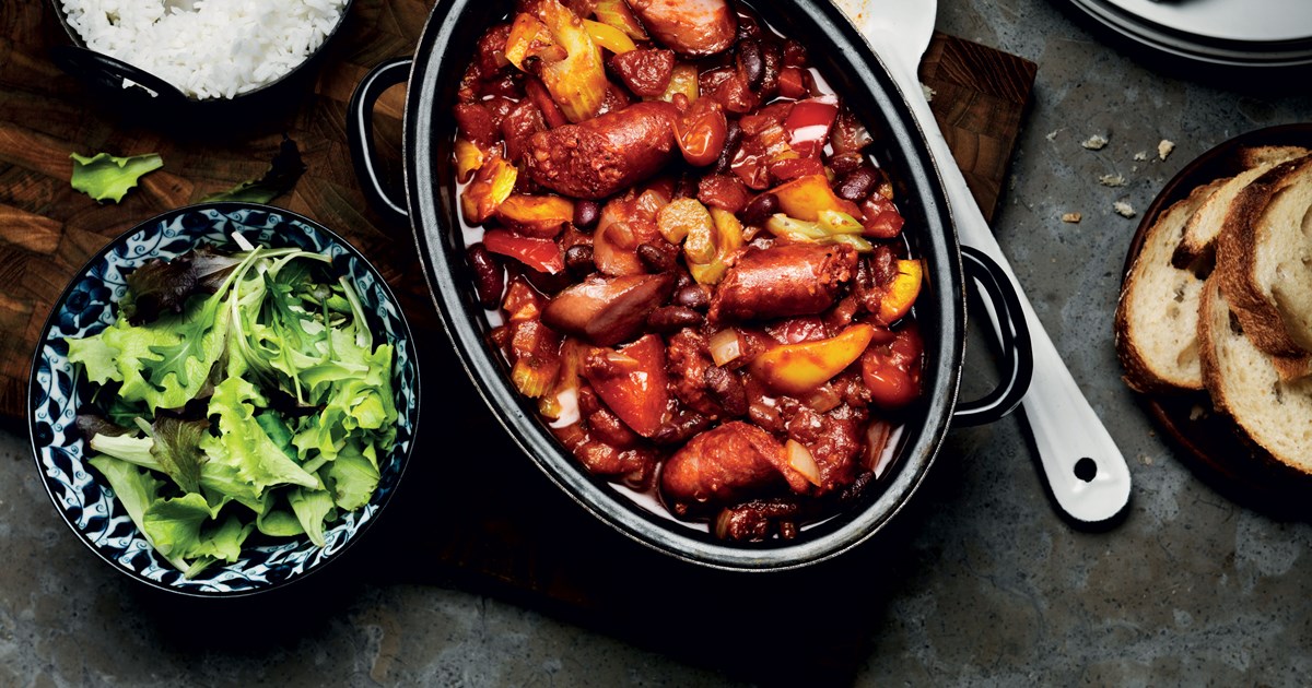 Spicy Sausage and Chorizo Casserole | Santa Maria