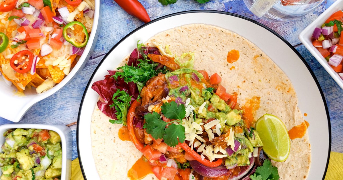 Chicken Fajitas with Nachos