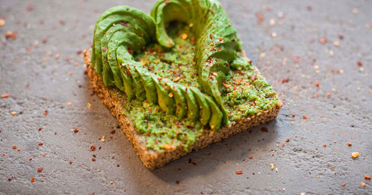Avocado on toast with pesto │ from Santa Maria