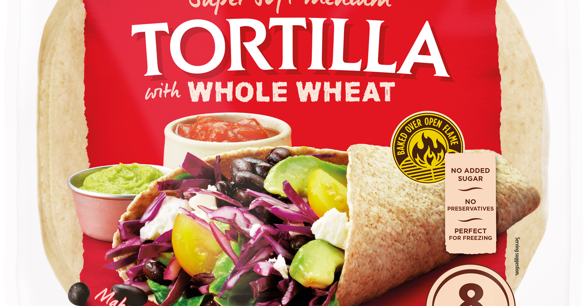 Soft Tortillas with Whole Wheat