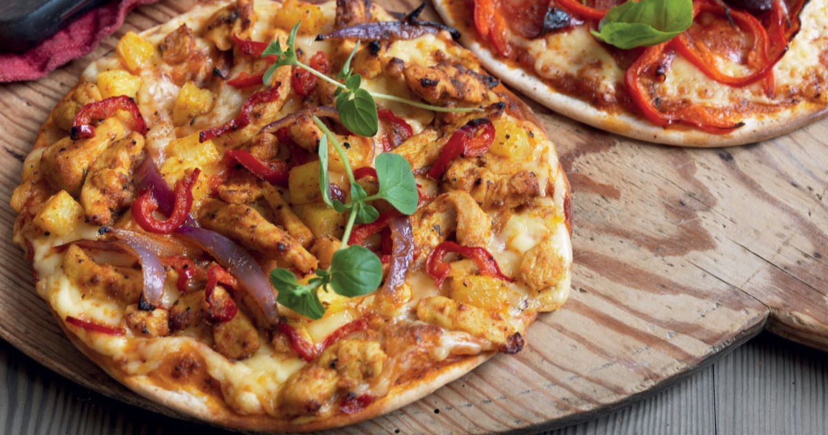 Pineapple Fajita Pizza Santa Maria